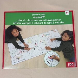 Creatology Color-In Christmas Countdown Poster for ages 4 and up 20”x48”activity